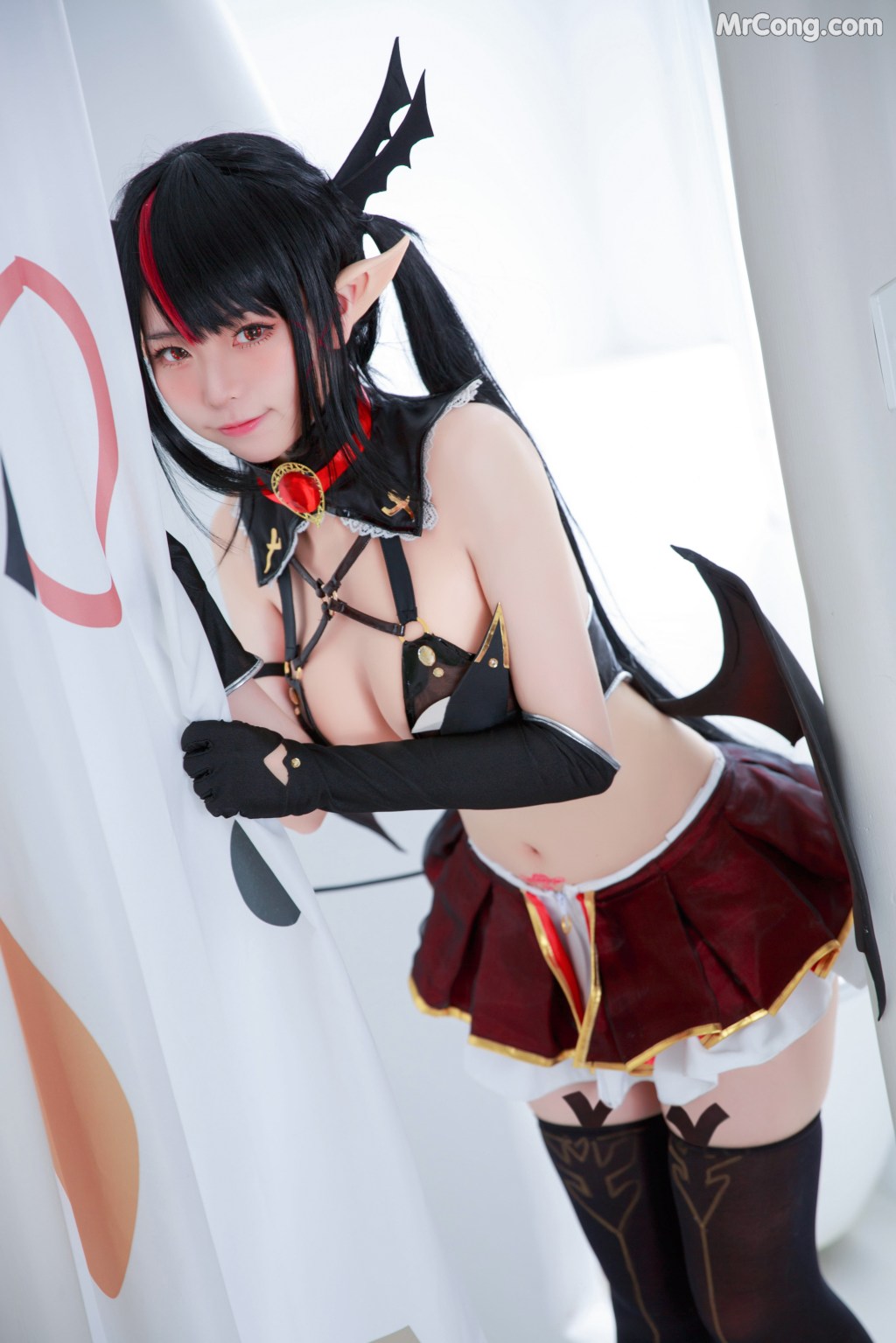 Coser@G44不会受伤 Vol.047: 萝蓓莉雅 魅魔 (10 photos)