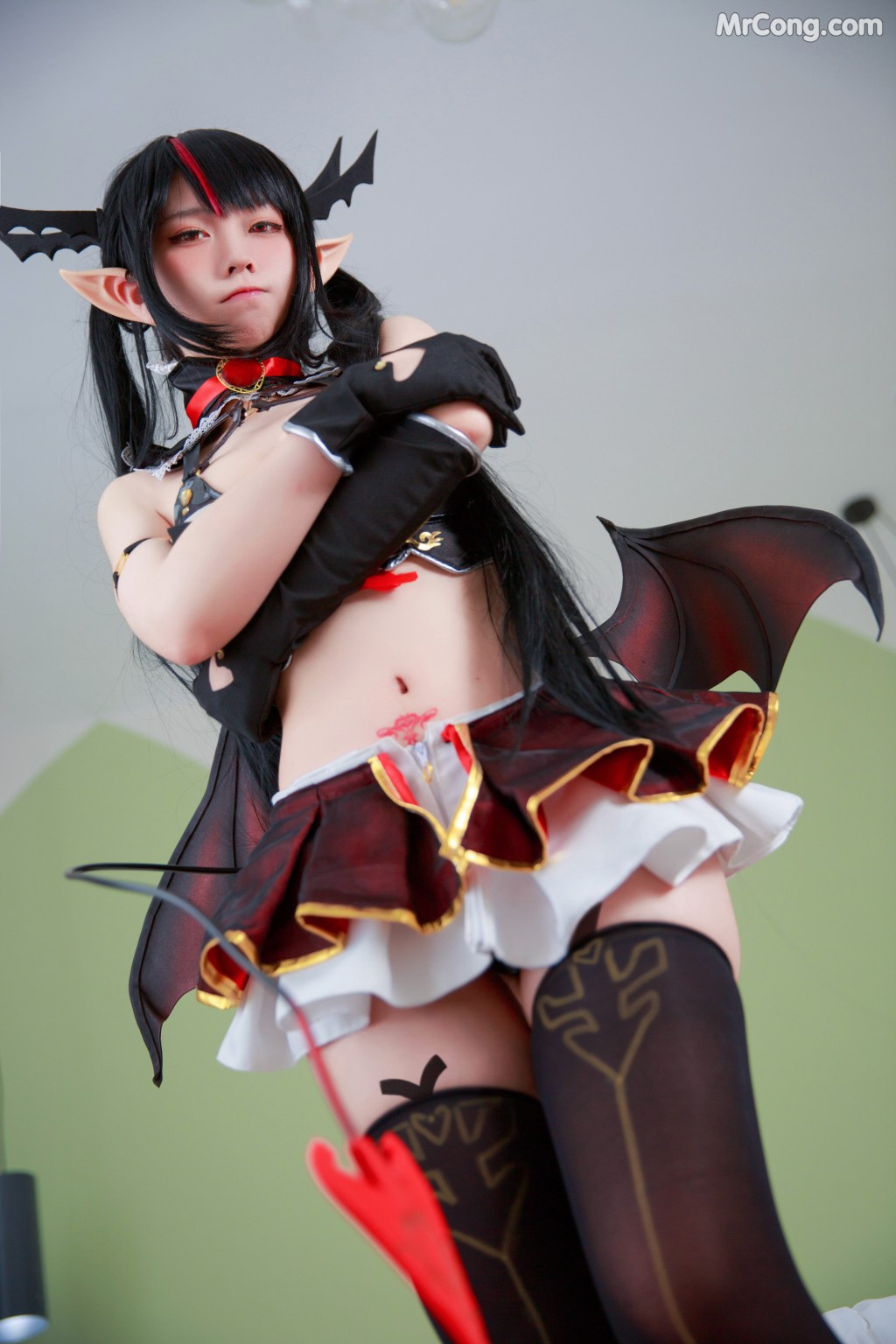 Coser@G44不会受伤 Vol.047: 萝蓓莉雅 魅魔 (10 photos)