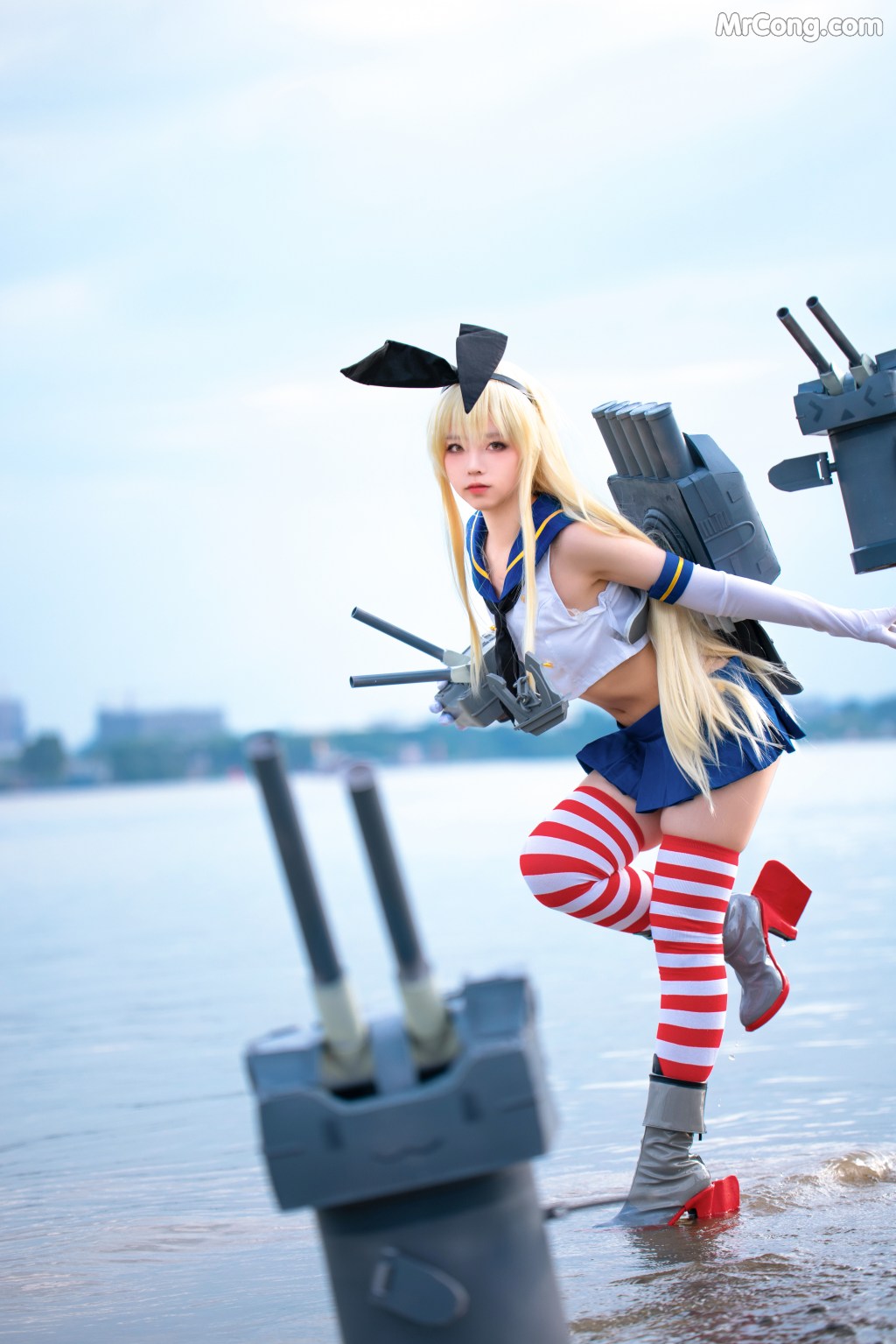 Coser@G44不会受伤 Vol.048: 岛风 (24 photos)