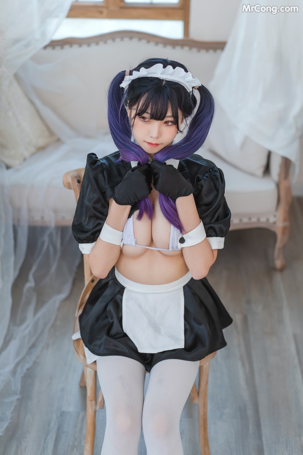 Coser@蜜汁猫裘 Vol.077: 工作女仆 (50 photos + 3 videos) – Page 3