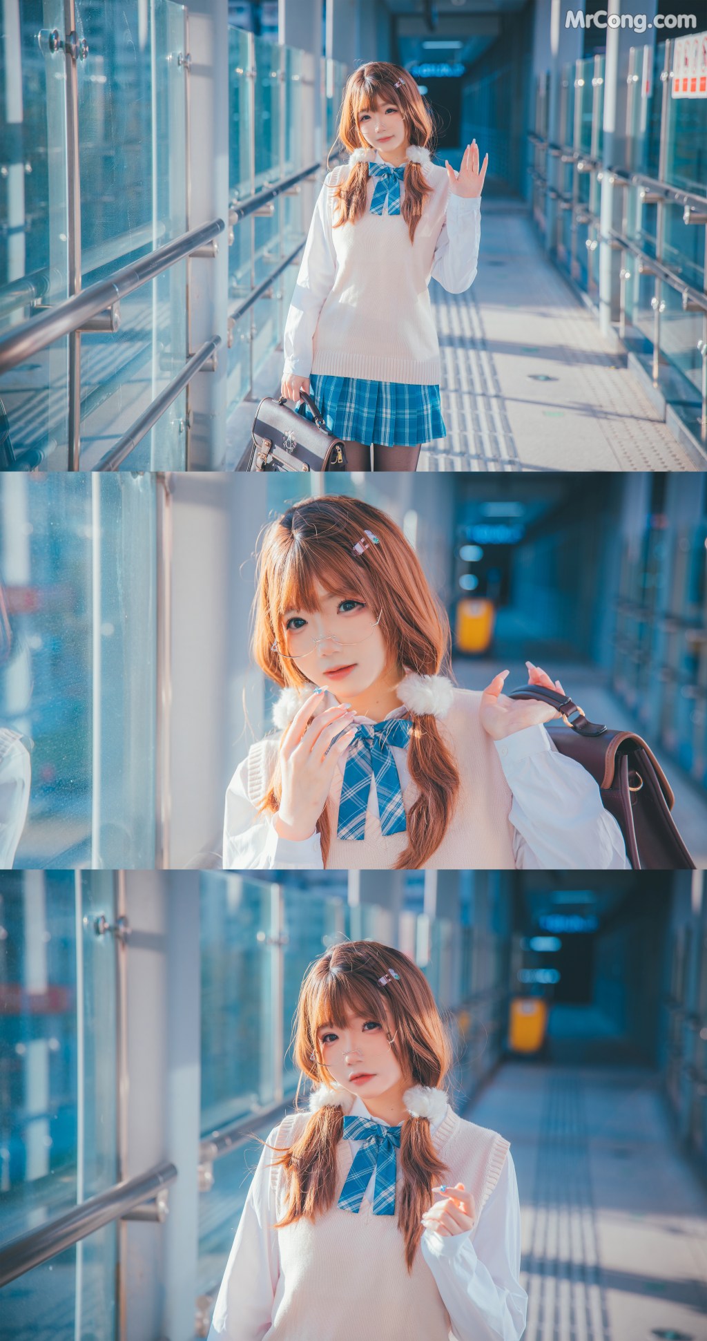Coser@雪晴Astra (雪晴嘟嘟) Vol.036: JK夕阳 (25 photos) – Page 2