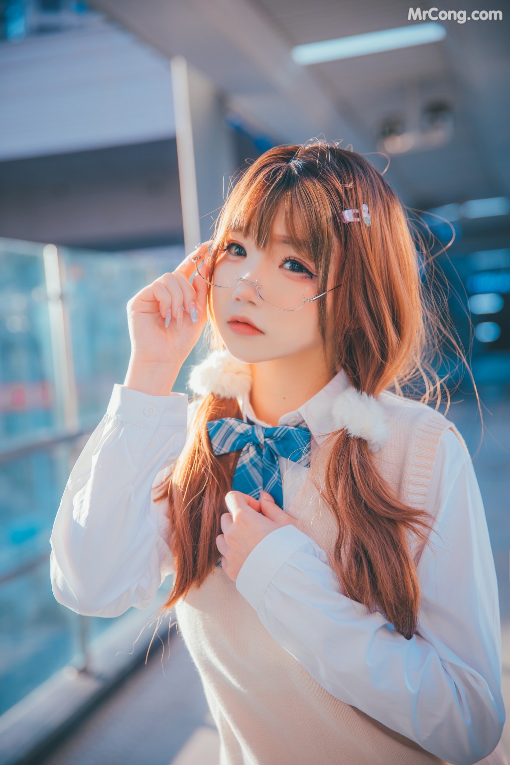 Coser@雪晴Astra (雪晴嘟嘟) Vol.036: JK夕阳 (25 photos) – Page 3