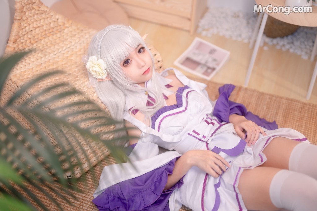 Coser@蠢沫沫 (chunmomo) Vol.004: 艾米利亚 (46 photos)