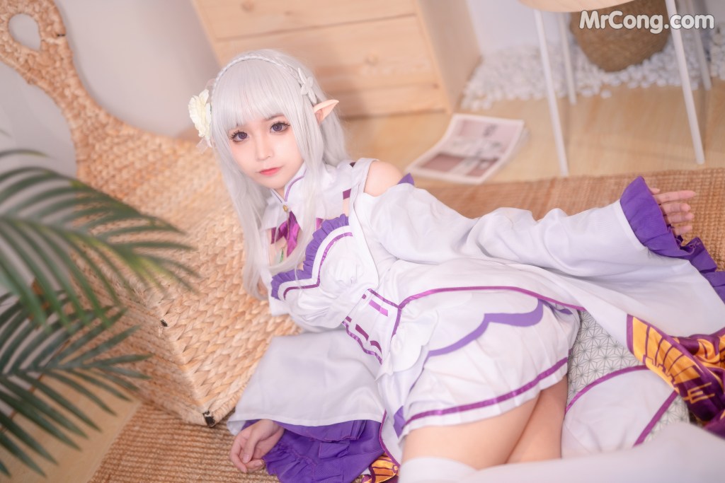 Coser@蠢沫沫 (chunmomo) Vol.004: 艾米利亚 (46 photos)