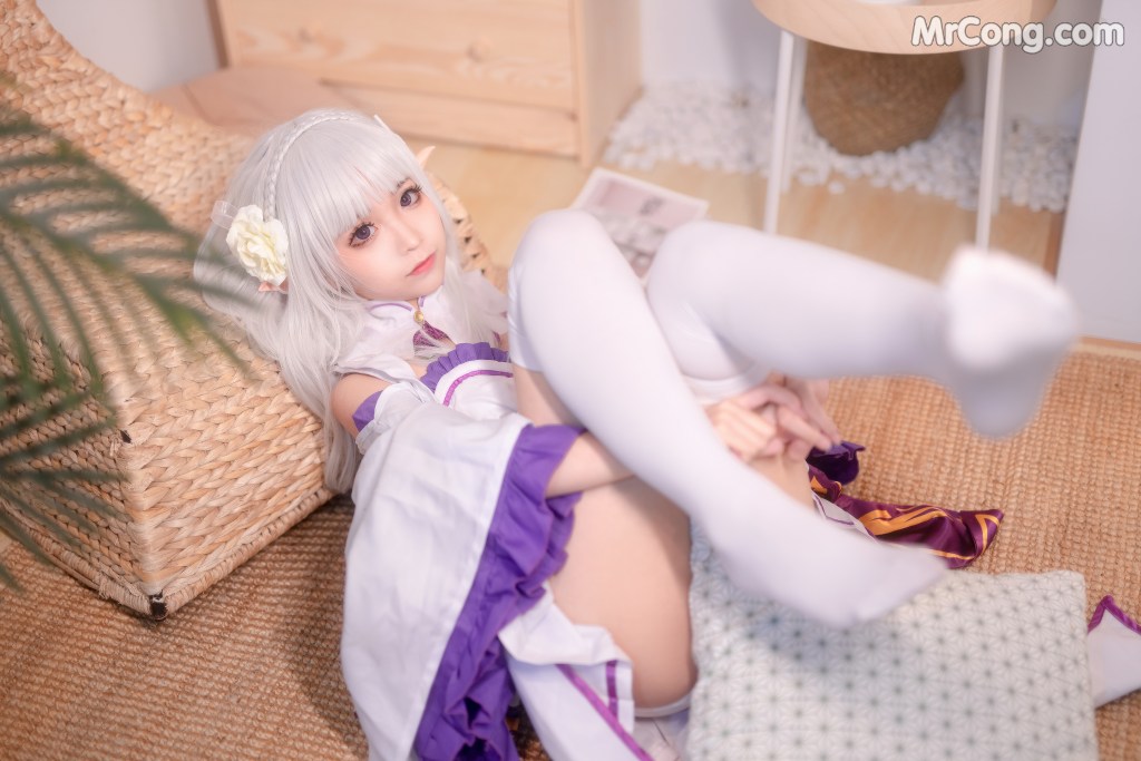 Coser@蠢沫沫 (chunmomo) Vol.004: 艾米利亚 (46 photos)