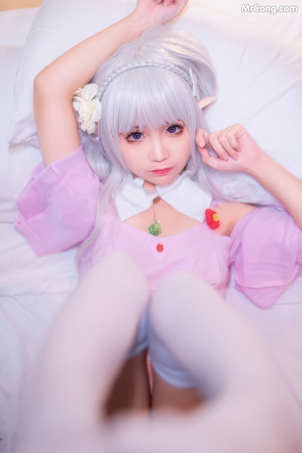 Coser@蠢沫沫 (chunmomo) Vol.005: 艾米莉亚的睡衣 (40 photos) – Page 2