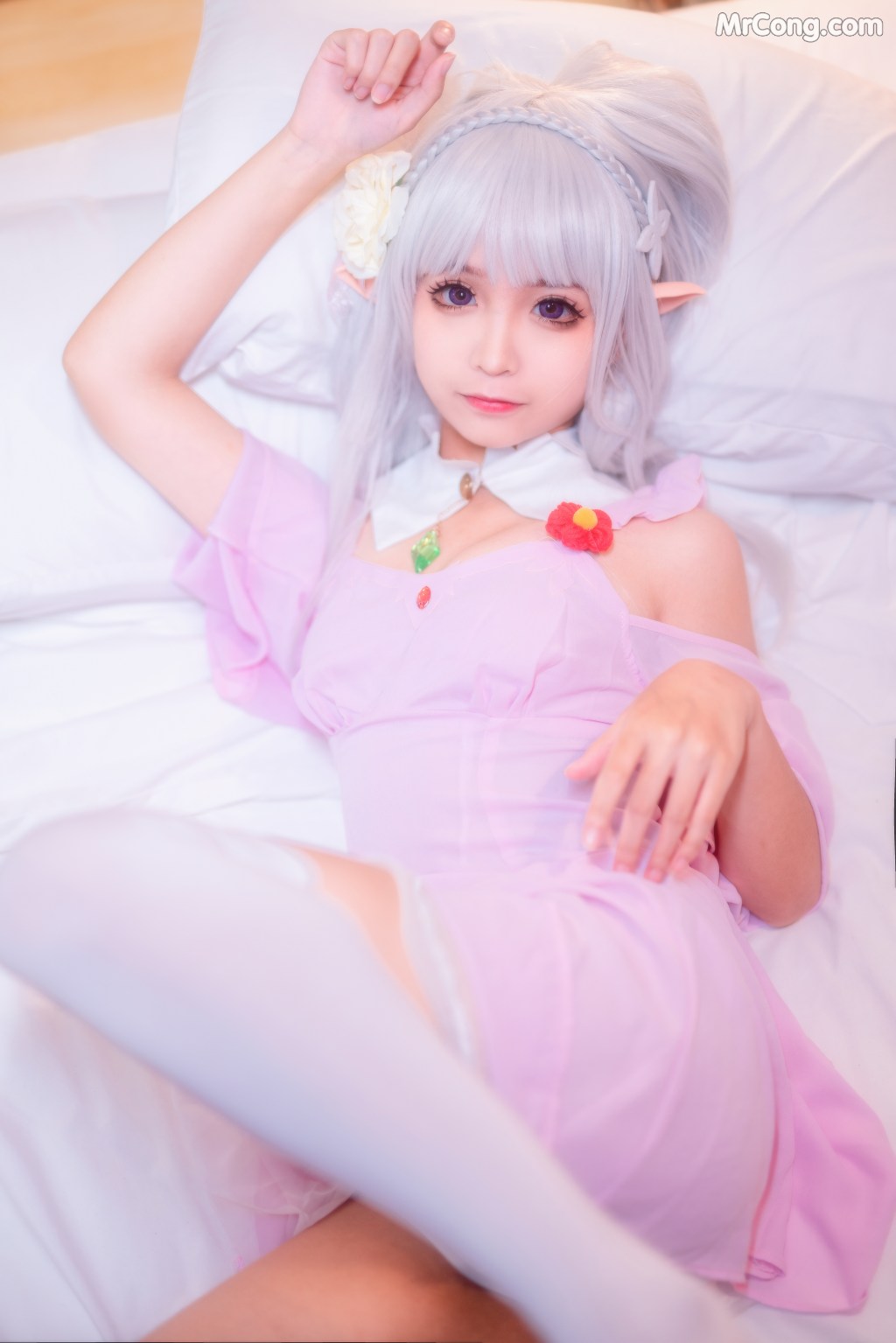 Coser@蠢沫沫 (chunmomo) Vol.005: 艾米莉亚的睡衣 (40 photos) – Page 2