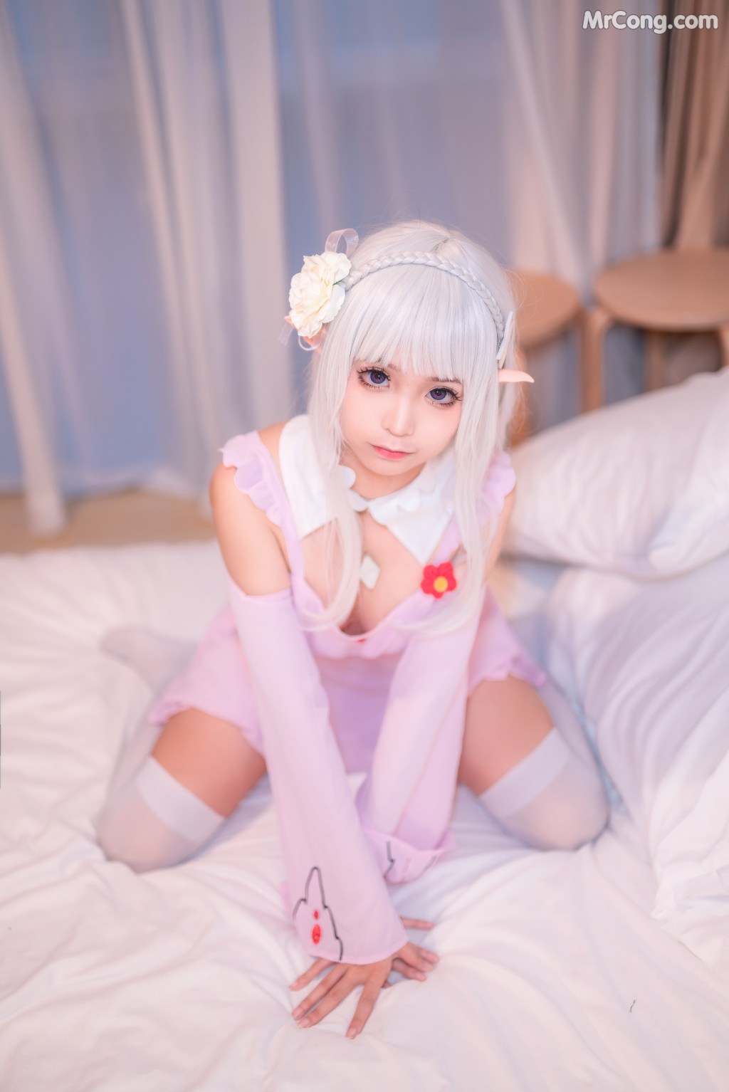 Coser@蠢沫沫 (chunmomo) Vol.005: 艾米莉亚的睡衣 (40 photos) – Page 2