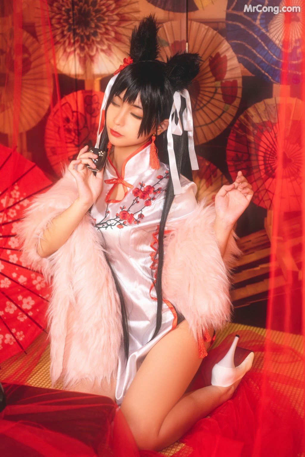Coser@蠢沫沫 (chunmomo) Vol.006: 爱宕旗袍 (40 photos)