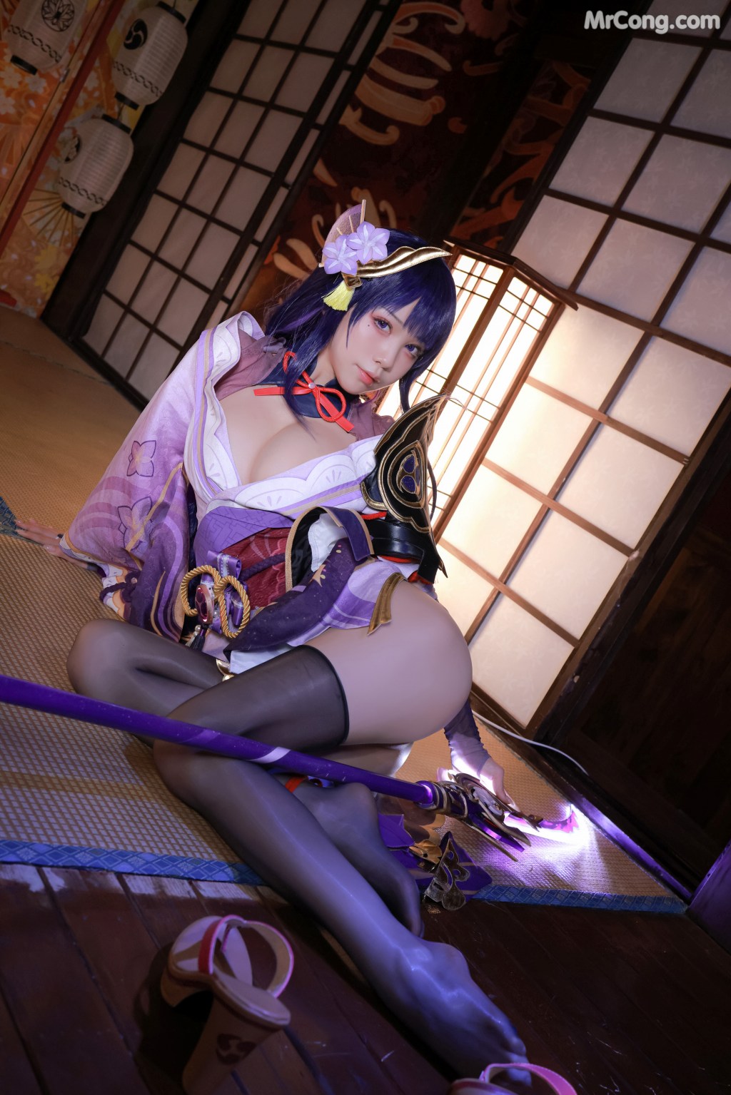 Coser@水淼aqua Vol.110: 雷电将军 (130 photos)