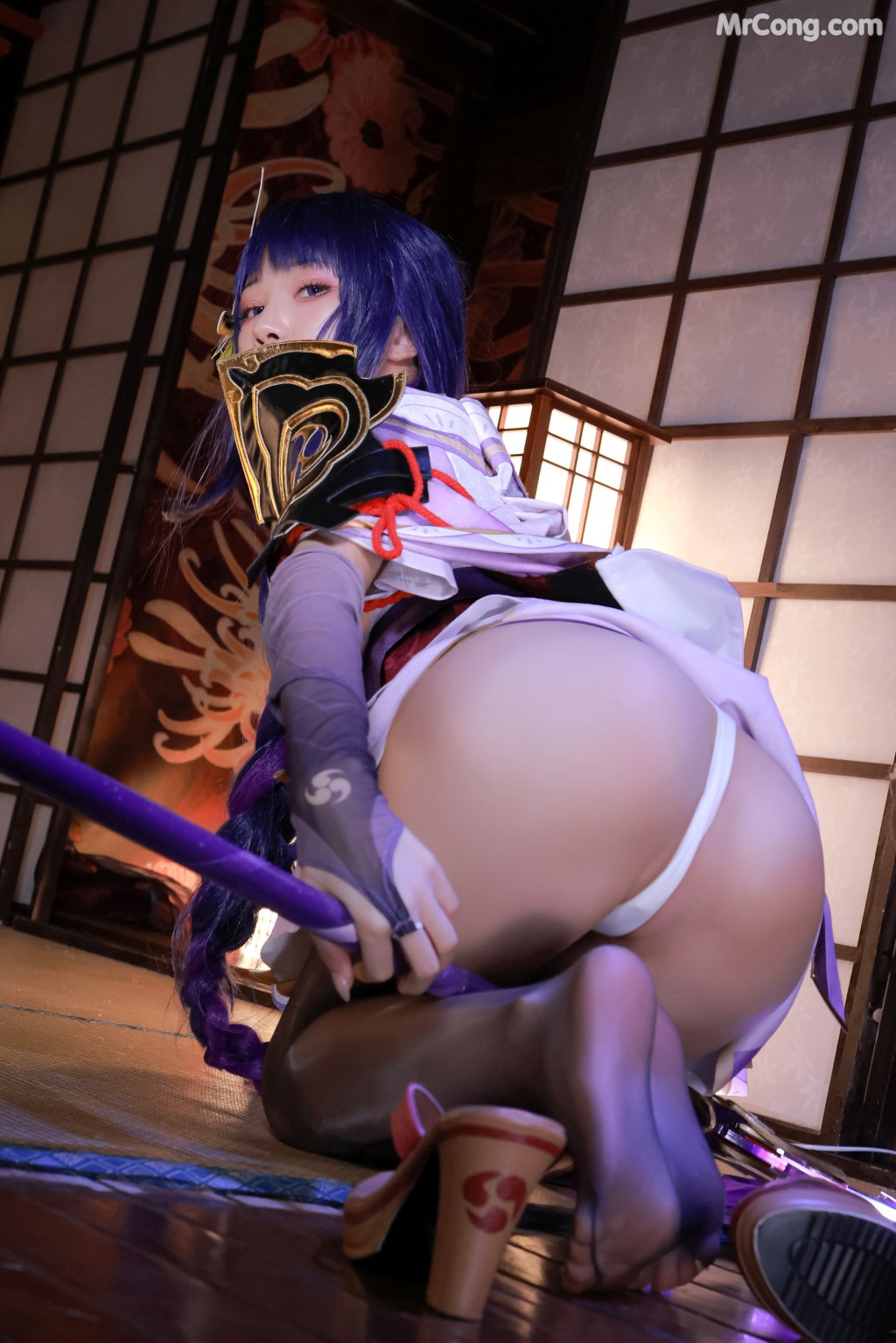 Coser@水淼aqua Vol.110: 雷电将军 (130 photos)