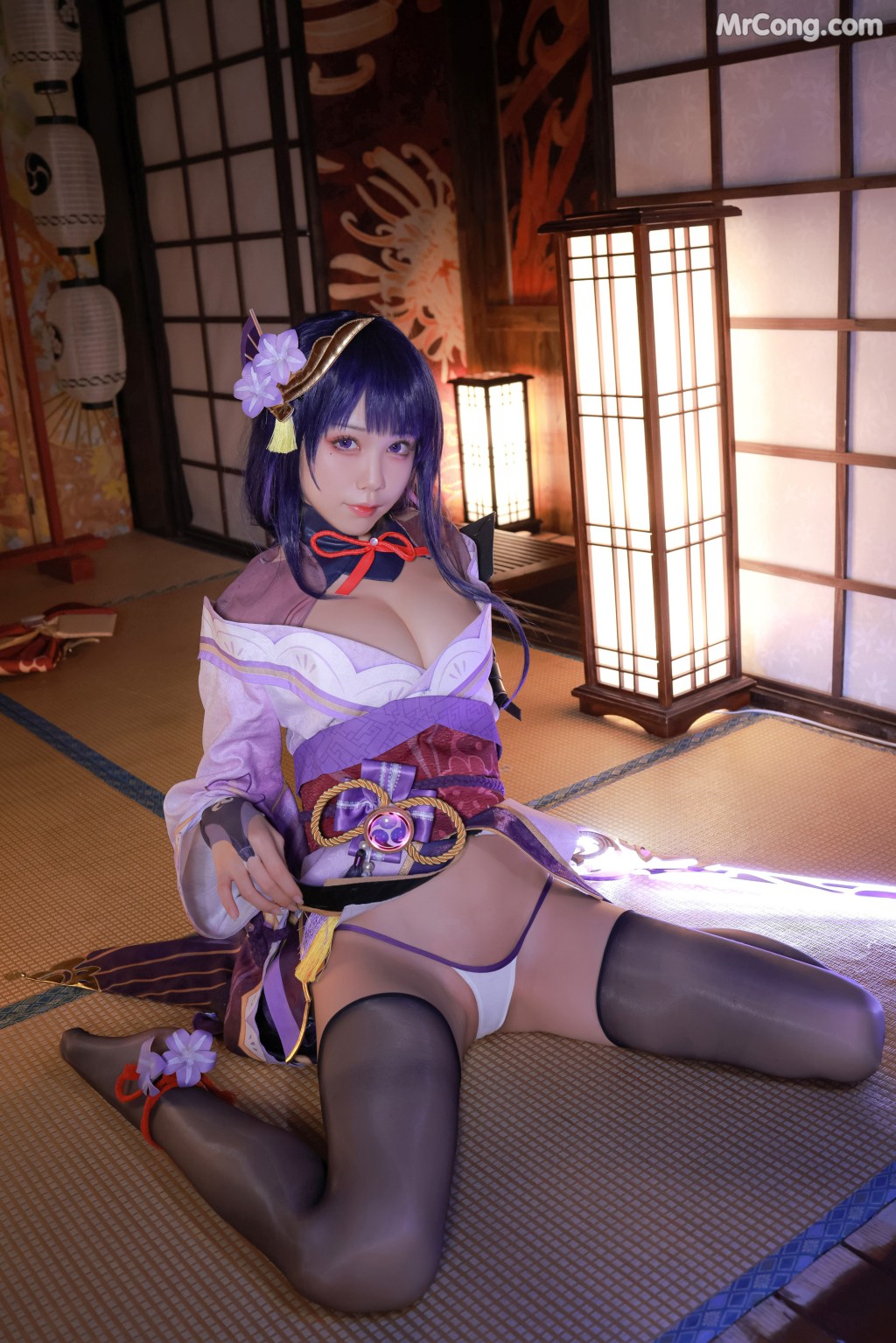 Coser@水淼aqua Vol.110: 雷电将军 (130 photos)