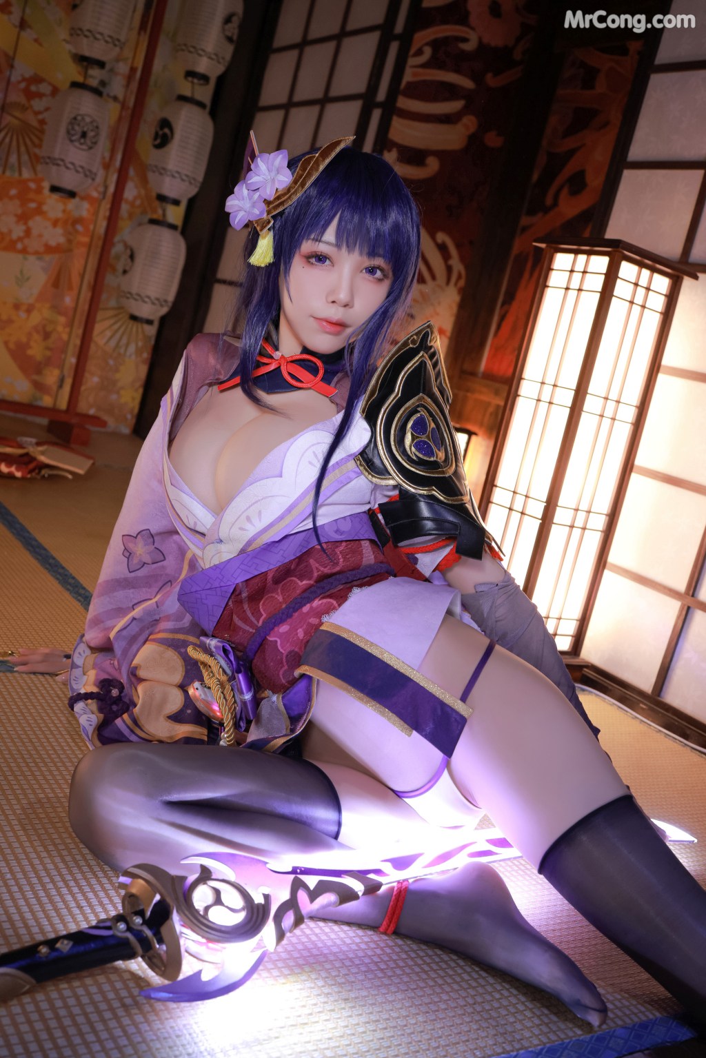 Coser@水淼aqua Vol.110: 雷电将军 (130 photos)