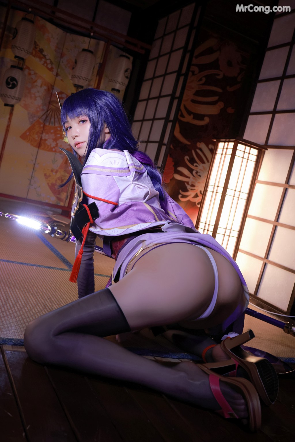 Coser@水淼aqua Vol.110: 雷电将军 (130 photos)