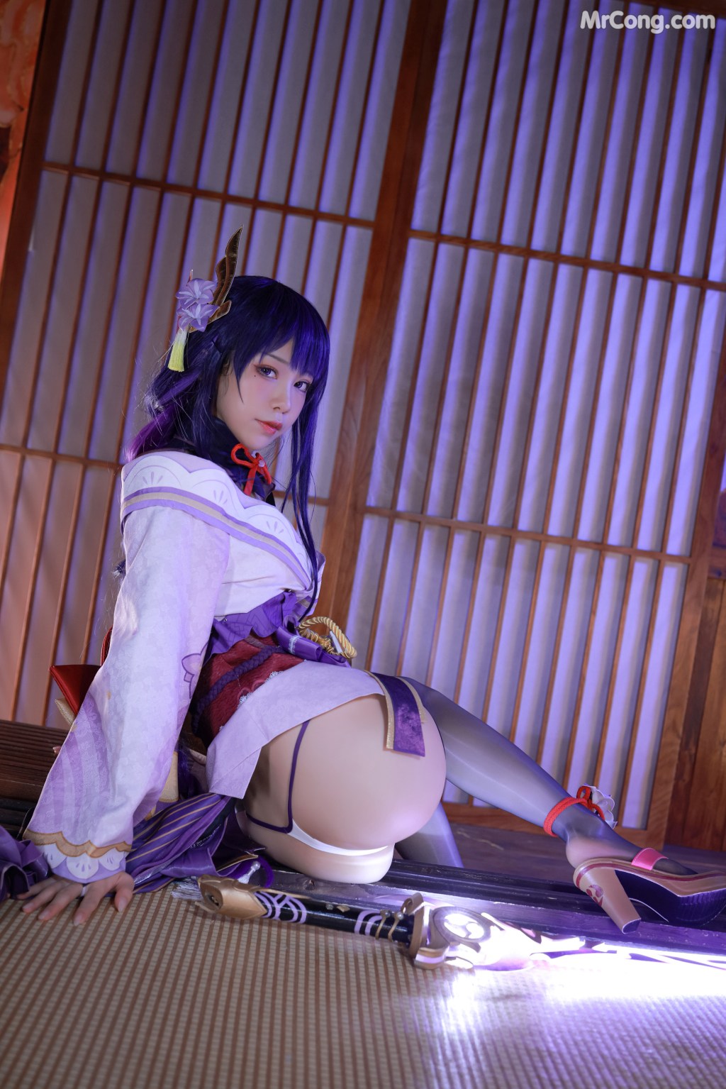 Coser@水淼aqua Vol.110: 雷电将军 (130 photos) – Page 4