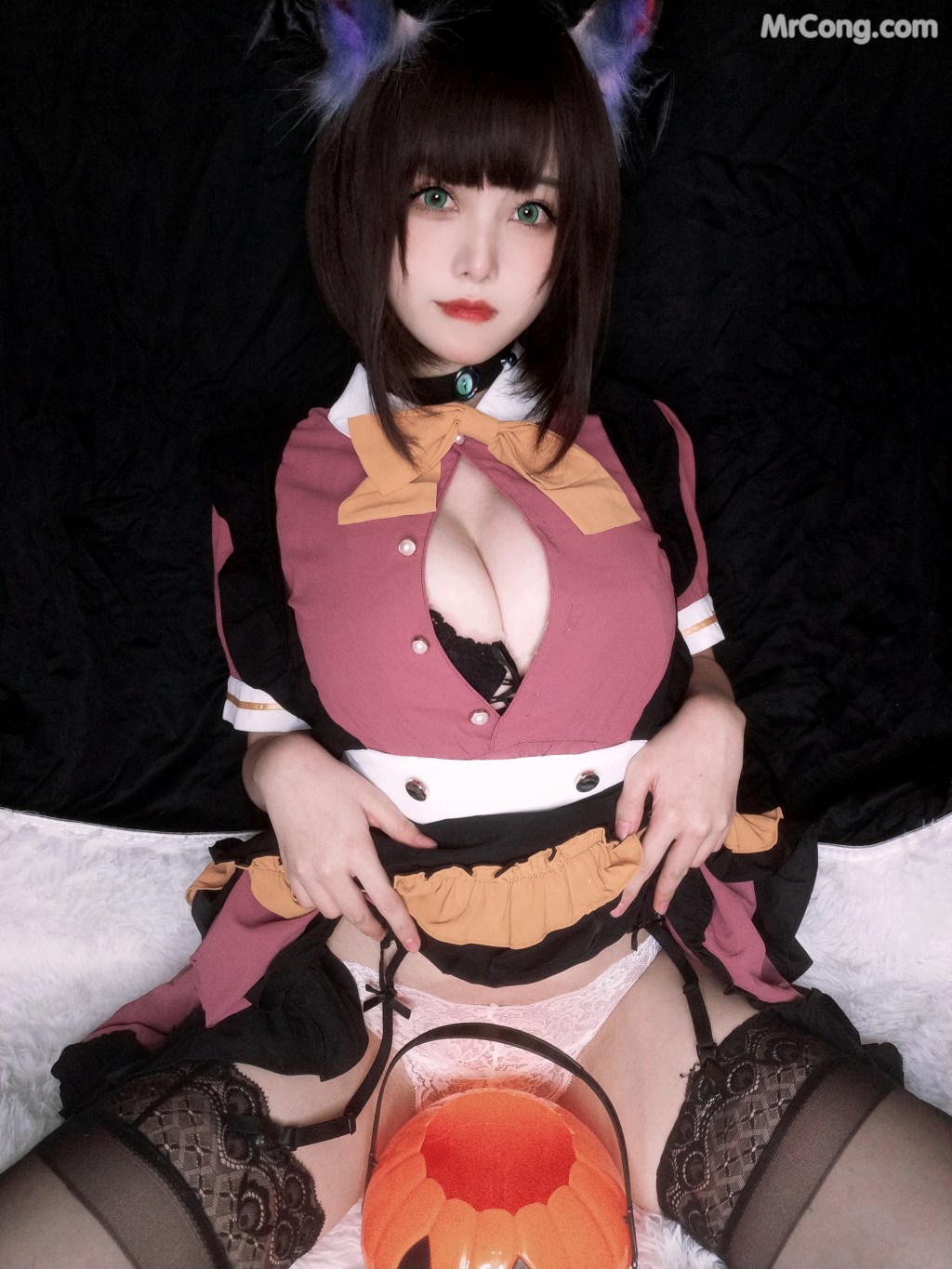 Coser@蜜汁猫裘 Vol.078: 万圣节 (27 photos)