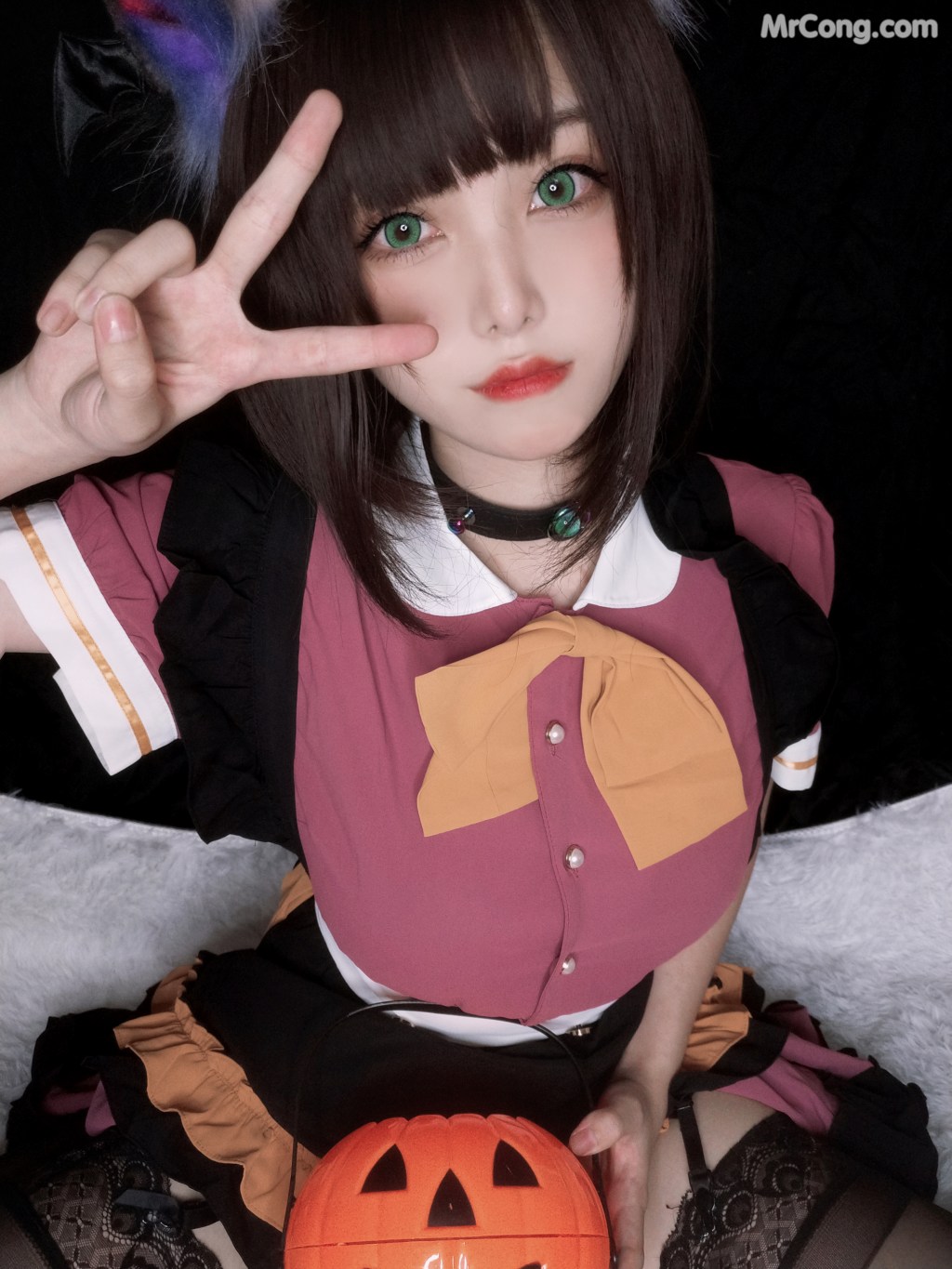 Coser@蜜汁猫裘 Vol.078: 万圣节 (27 photos)