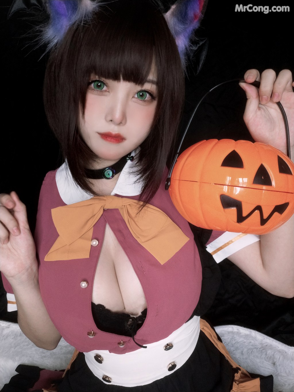 Coser@蜜汁猫裘 Vol.078: 万圣节 (27 photos)