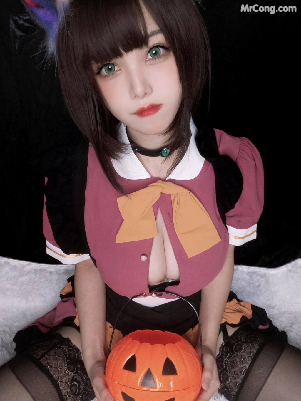 Coser@蜜汁猫裘 Vol.078: 万圣节 (27 photos)