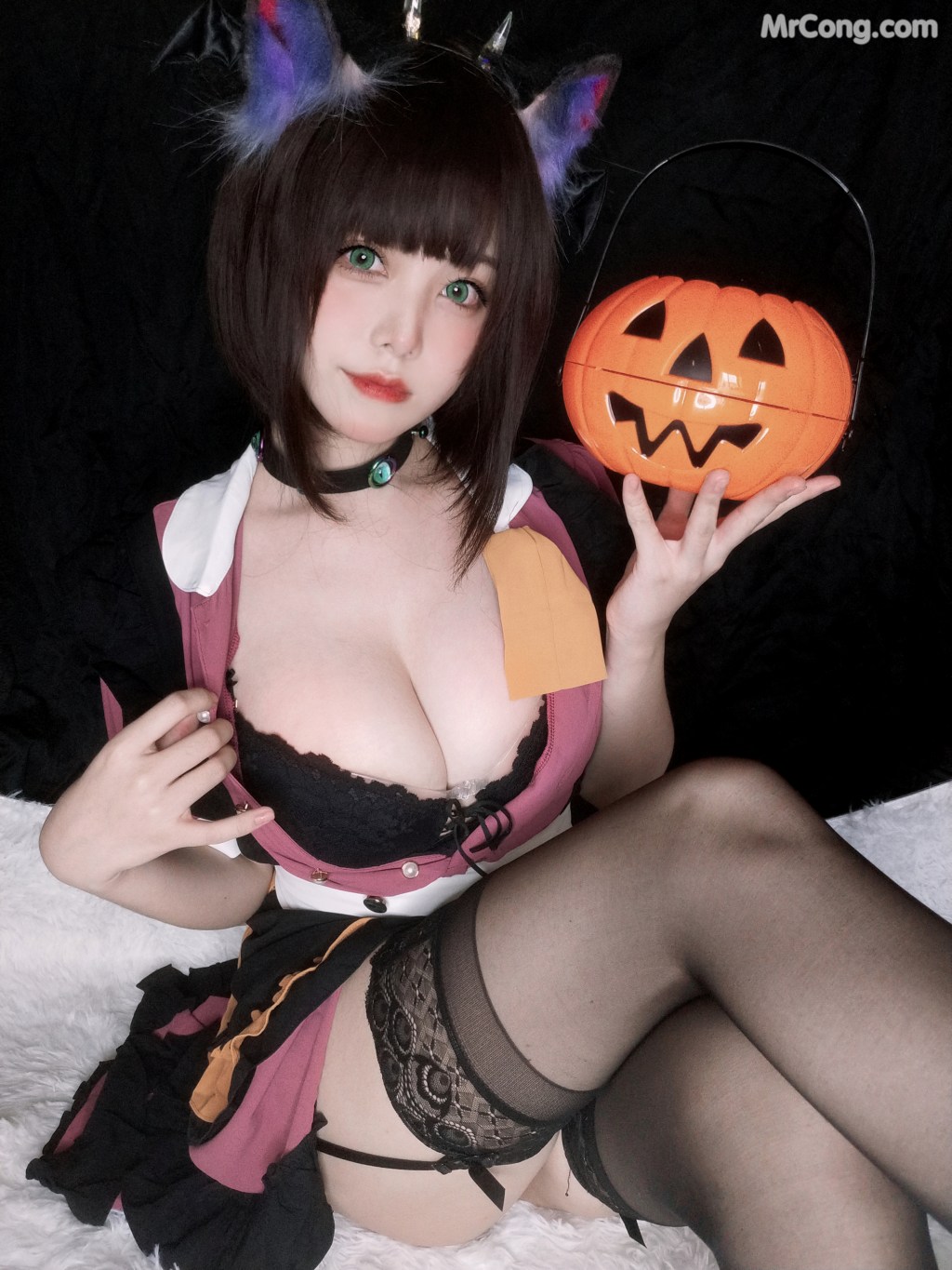 Coser@蜜汁猫裘 Vol.078: 万圣节 (27 photos)