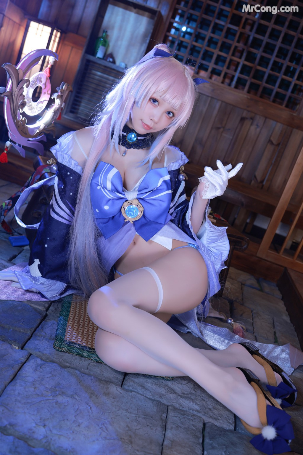 Coser@水淼aqua Vol.111: 珊瑚宫心海 (50 photos) – Page 2