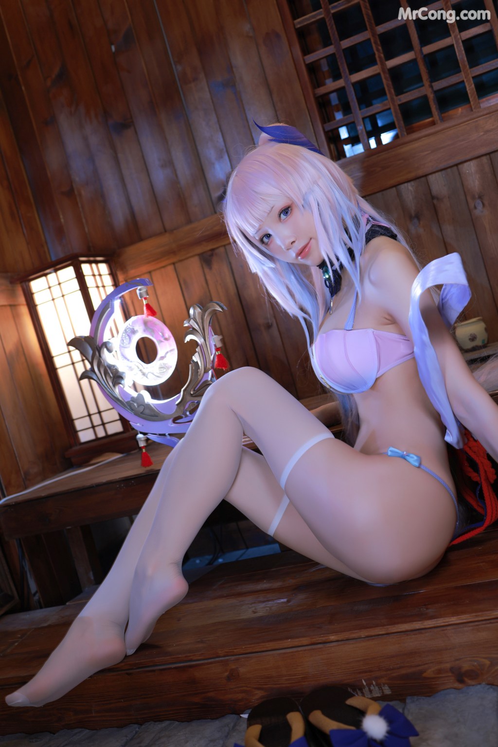 Coser@水淼aqua Vol.111: 珊瑚宫心海 (50 photos) – Page 4