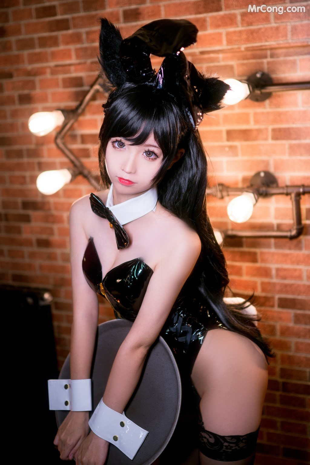 Coser@蠢沫沫 (chunmomo) Vol.007: 爱宕兔女郎 (40 photos)