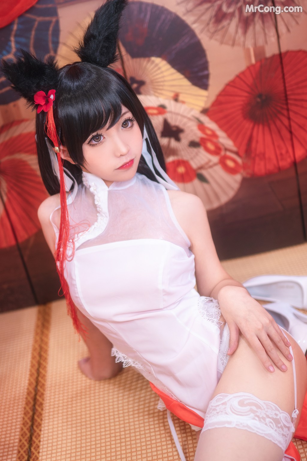 Coser@蠢沫沫 (chunmomo) Vol.008: 爱宕习字 (40 photos) – Page 2
