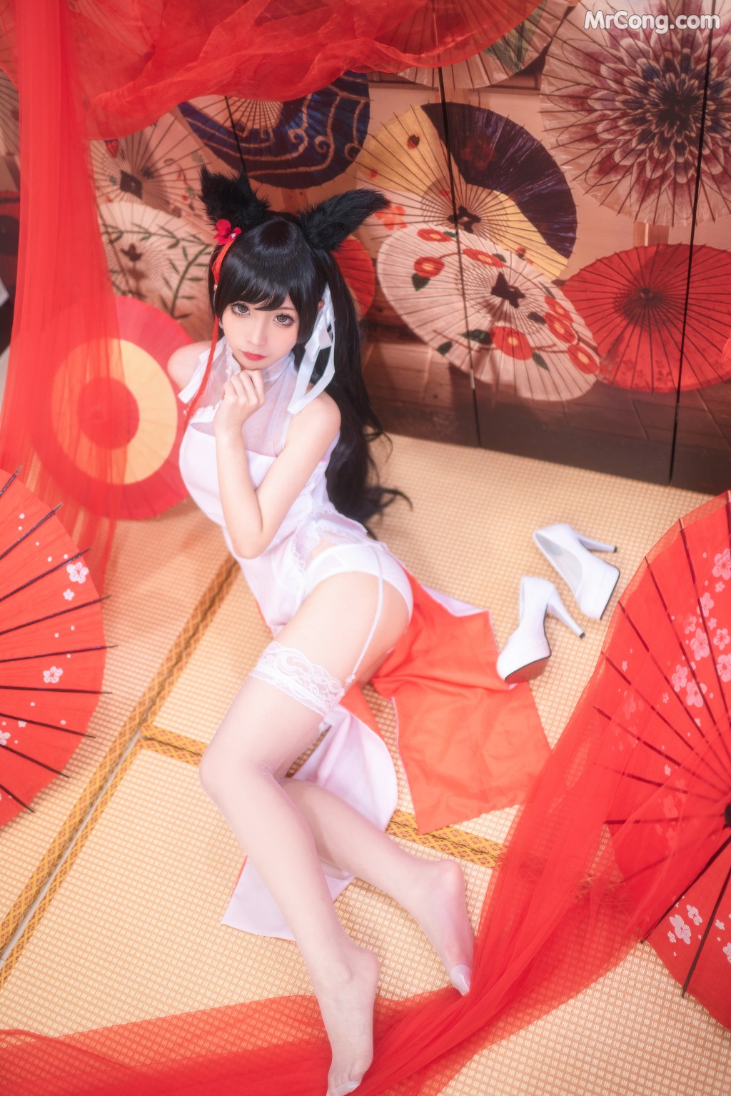 Coser@蠢沫沫 (chunmomo) Vol.008: 爱宕习字 (40 photos) – Page 4