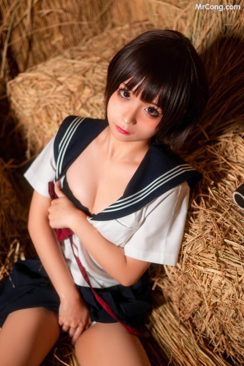 Coser@蠢沫沫 (chunmomo) Vol.010: 稻草 (50 photos)