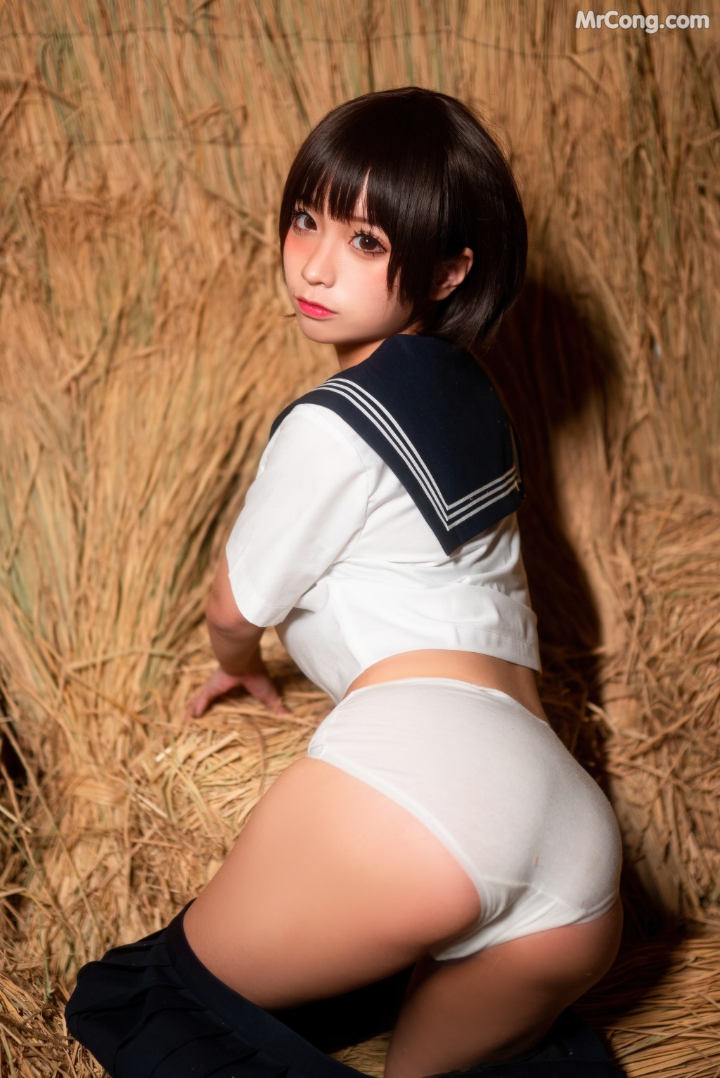 Coser@蠢沫沫 (chunmomo) Vol.010: 稻草 (50 photos)
