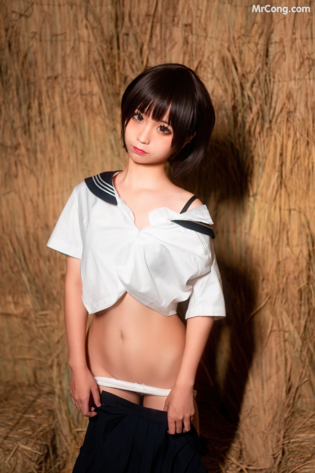 Coser@蠢沫沫 (chunmomo) Vol.010: 稻草 (50 photos)