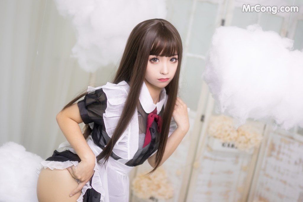 Coser@蠢沫沫 (chunmomo) Vol.012: 短透明女仆 (42 photos) – Page 4