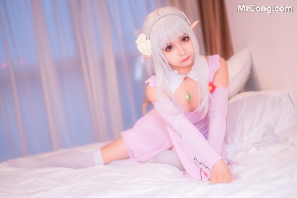 Coser@蠢沫沫 (chunmomo) Vol.013: 粉睡衣 (40 photos)
