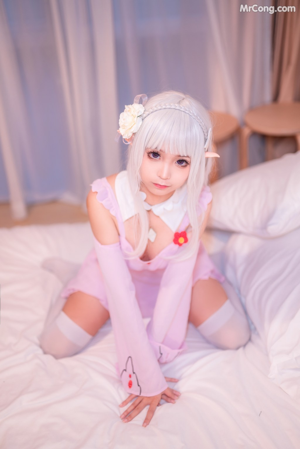 Coser@蠢沫沫 (chunmomo) Vol.013: 粉睡衣 (40 photos) – Page 2