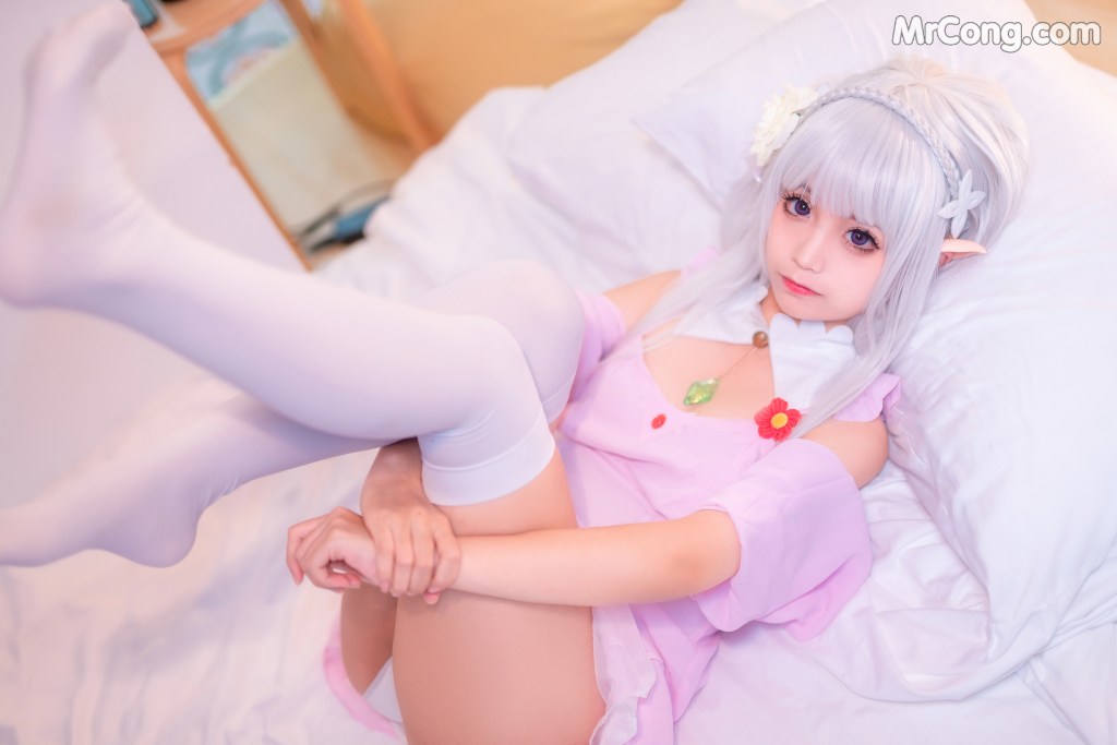 Coser@蠢沫沫 (chunmomo) Vol.013: 粉睡衣 (40 photos) – Page 4