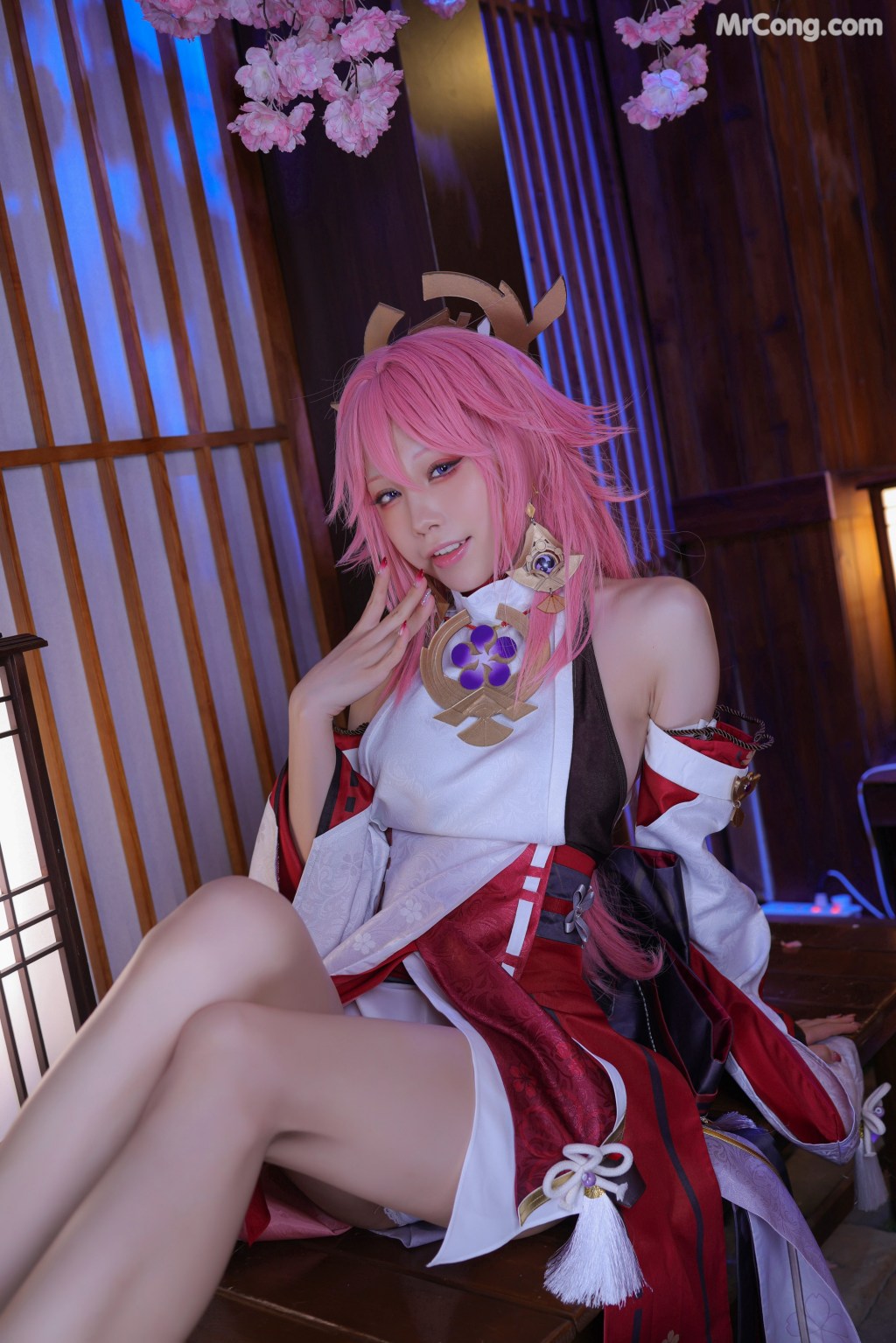 Coser@水淼aqua Vol.112: 八重神子 (52 photos)