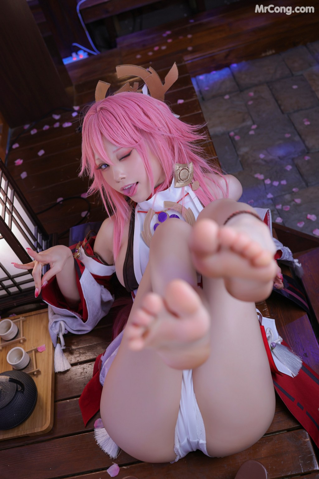 Coser@水淼aqua Vol.112: 八重神子 (52 photos) – Page 3