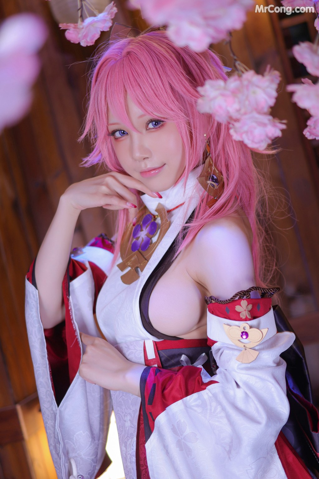 Coser@水淼aqua Vol.112: 八重神子 (52 photos) – Page 3