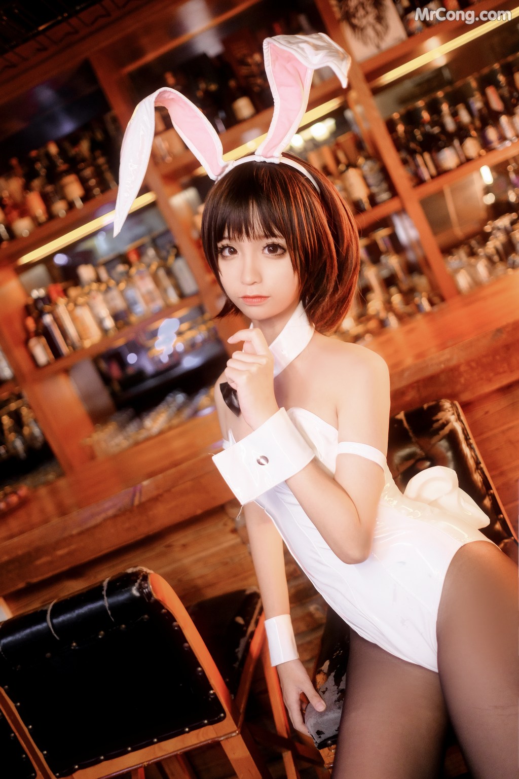 Coser@蠢沫沫 (chunmomo) Vol.019: 加藤惠兔女郎 (40 photos)