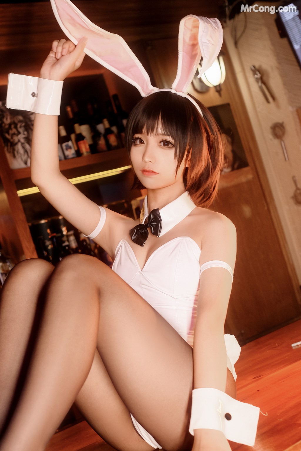Coser@蠢沫沫 (chunmomo) Vol.019: 加藤惠兔女郎 (40 photos)