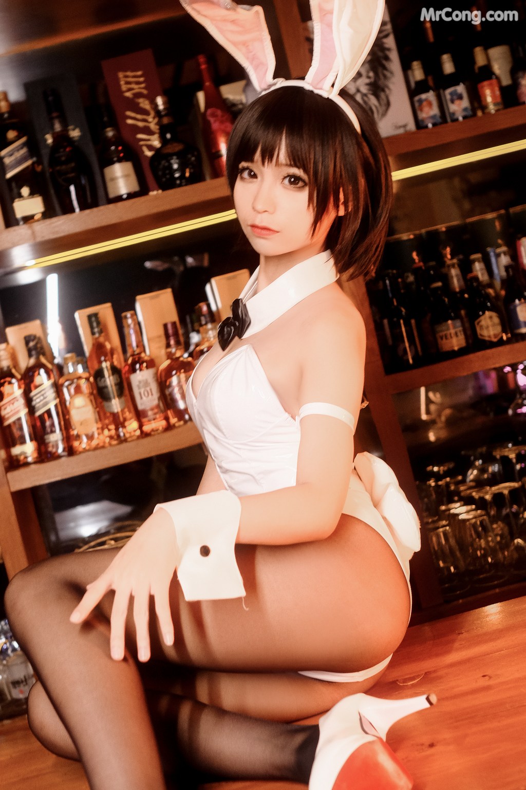 Coser@蠢沫沫 (chunmomo) Vol.019: 加藤惠兔女郎 (40 photos)
