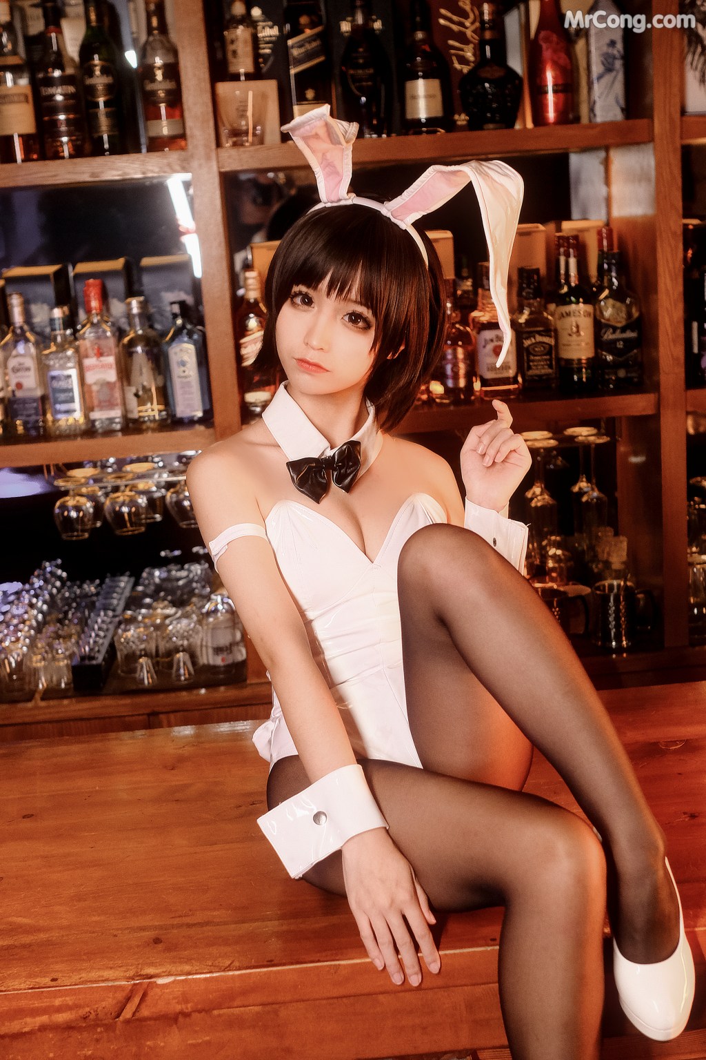 Coser@蠢沫沫 (chunmomo) Vol.019: 加藤惠兔女郎 (40 photos)