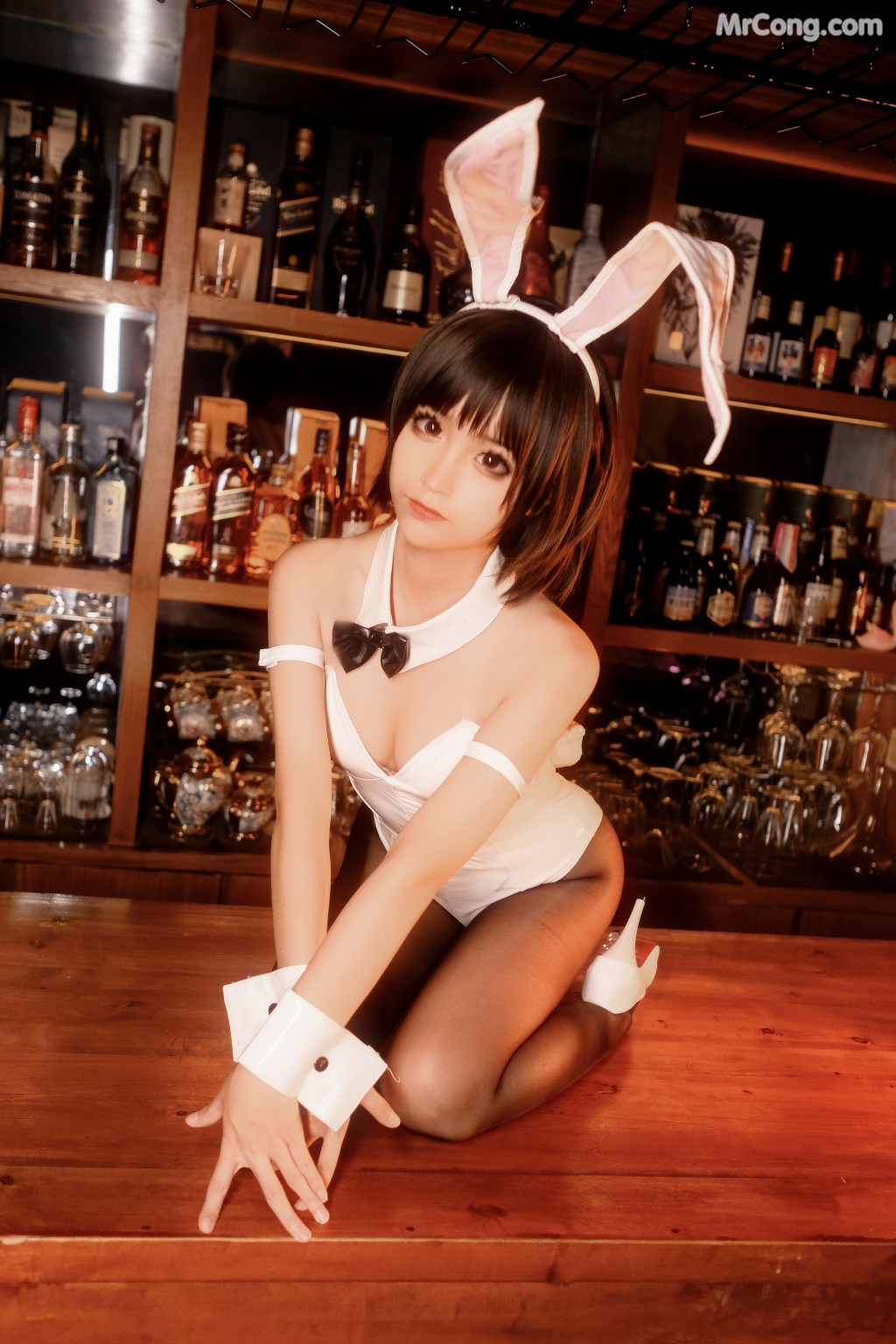 Coser@蠢沫沫 (chunmomo) Vol.019: 加藤惠兔女郎 (40 photos)