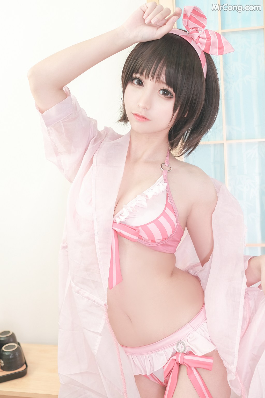 Coser@蠢沫沫 (chunmomo) Vol.020: 加藤惠泳装 (40 photos) – Page 2