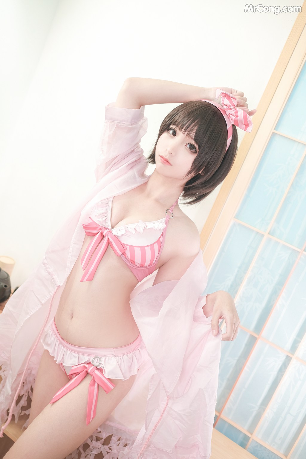 Coser@蠢沫沫 (chunmomo) Vol.020: 加藤惠泳装 (40 photos) – Page 3