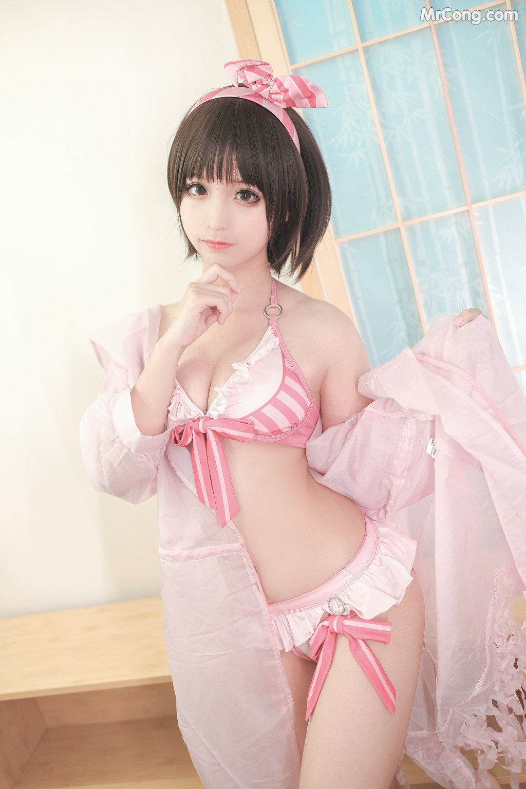 Coser@蠢沫沫 (chunmomo) Vol.020: 加藤惠泳装 (40 photos) – Page 4