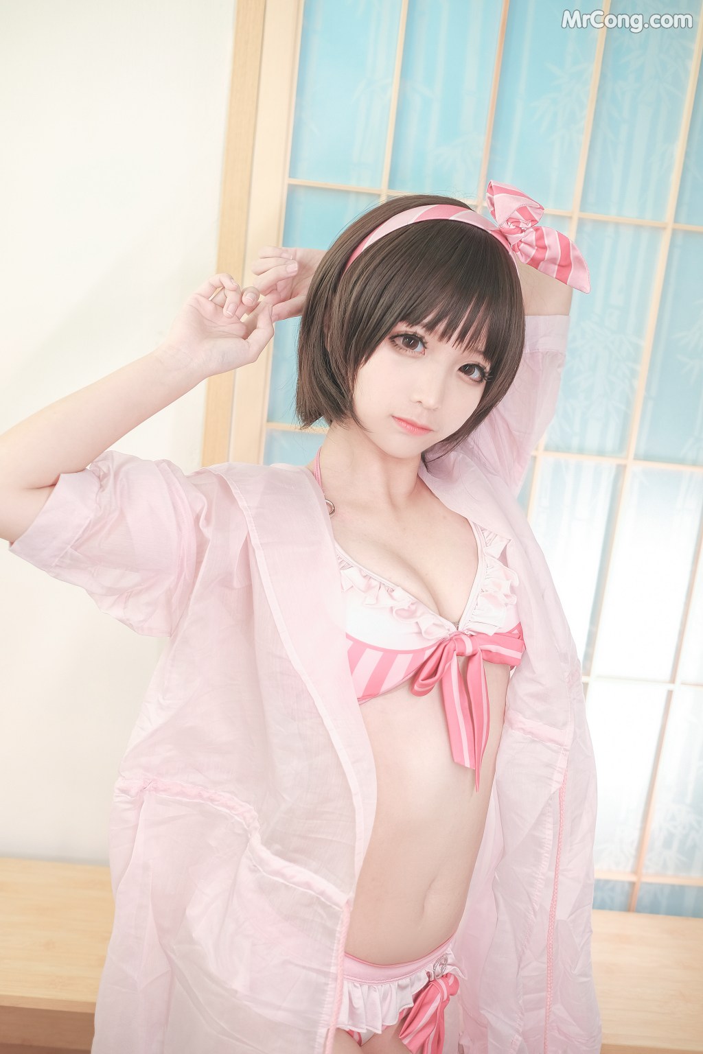 Coser@蠢沫沫 (chunmomo) Vol.020: 加藤惠泳装 (40 photos) – Page 4