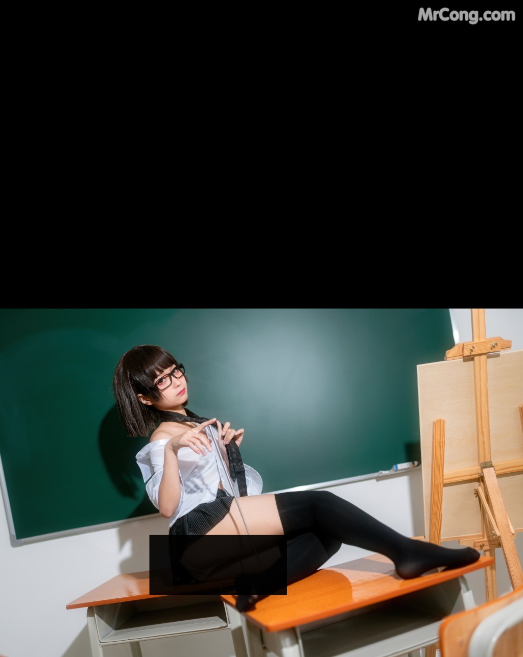 Coser@蠢沫沫 (chunmomo) Vol.021: 教师 (26 photos) – Page 3