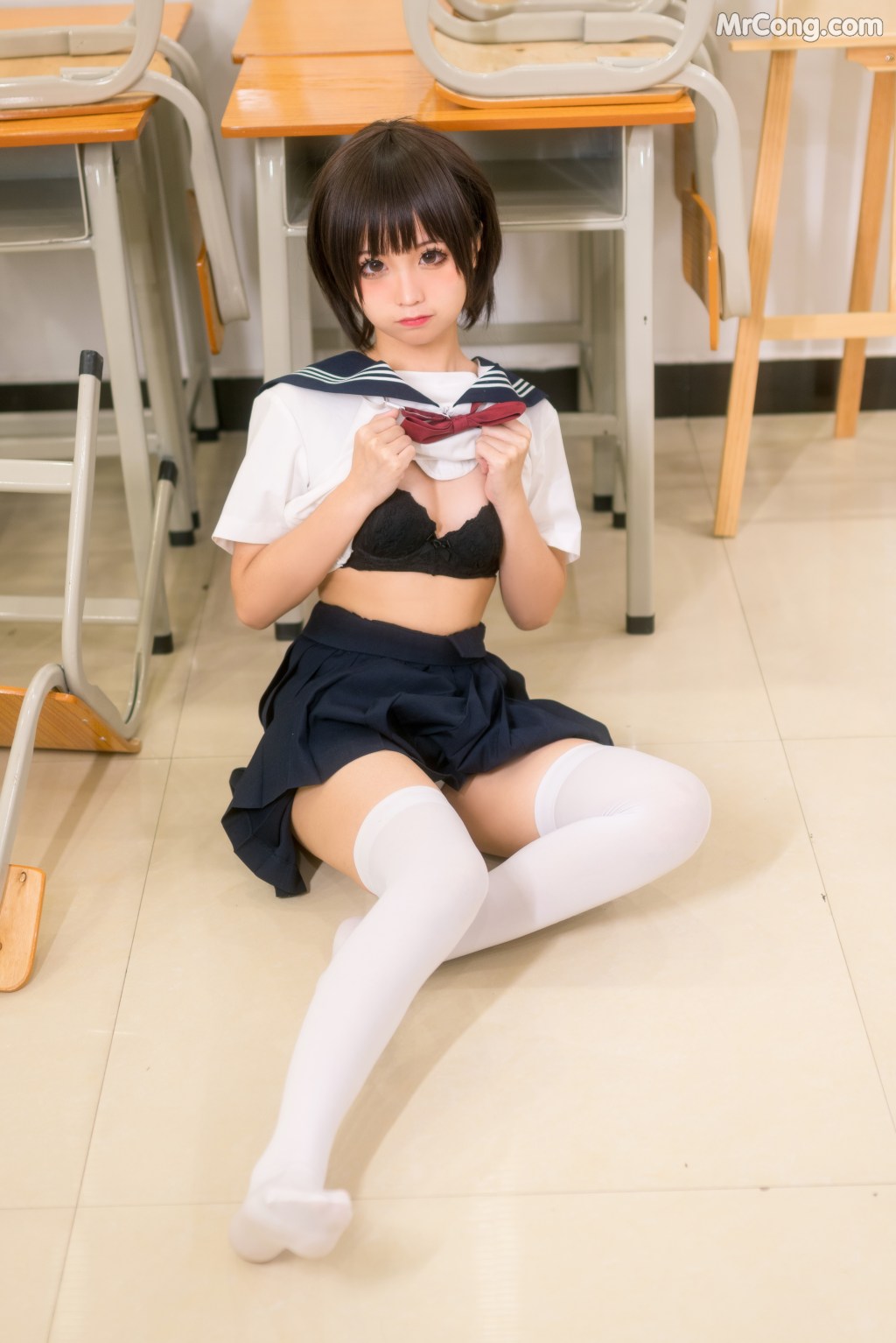 Coser@蠢沫沫 (chunmomo) Vol.022: 教室 (61 photos) – Page 5